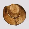 Ambush | Womens Leather Outback Hat with Bead Trim sold by American Hat Makers
