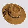 Six Shooter | Mens Distressed Wool Felt Pinch Front Fedora Hat sold by American Hat Makers