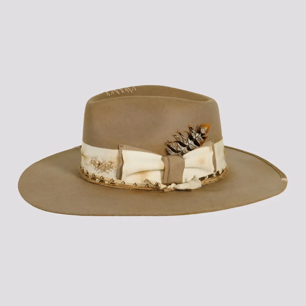 Justice | Womens Wool Felt Outback Fedora Hat sold by American Hat Makers product image thumbnail 3