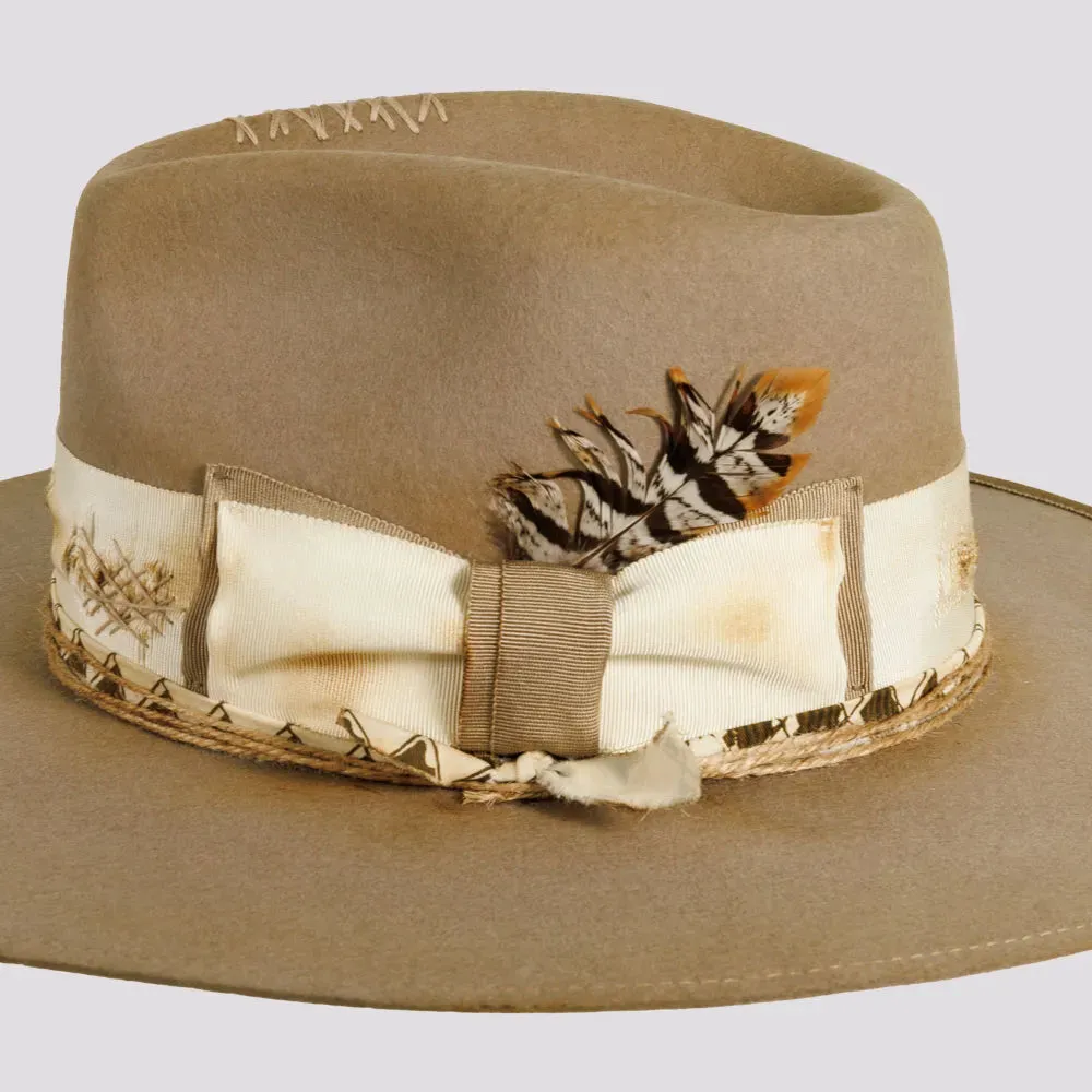 Justice | Womens Wool Felt Outback Fedora Hat sold by American Hat Makers product image thumbnail 5
