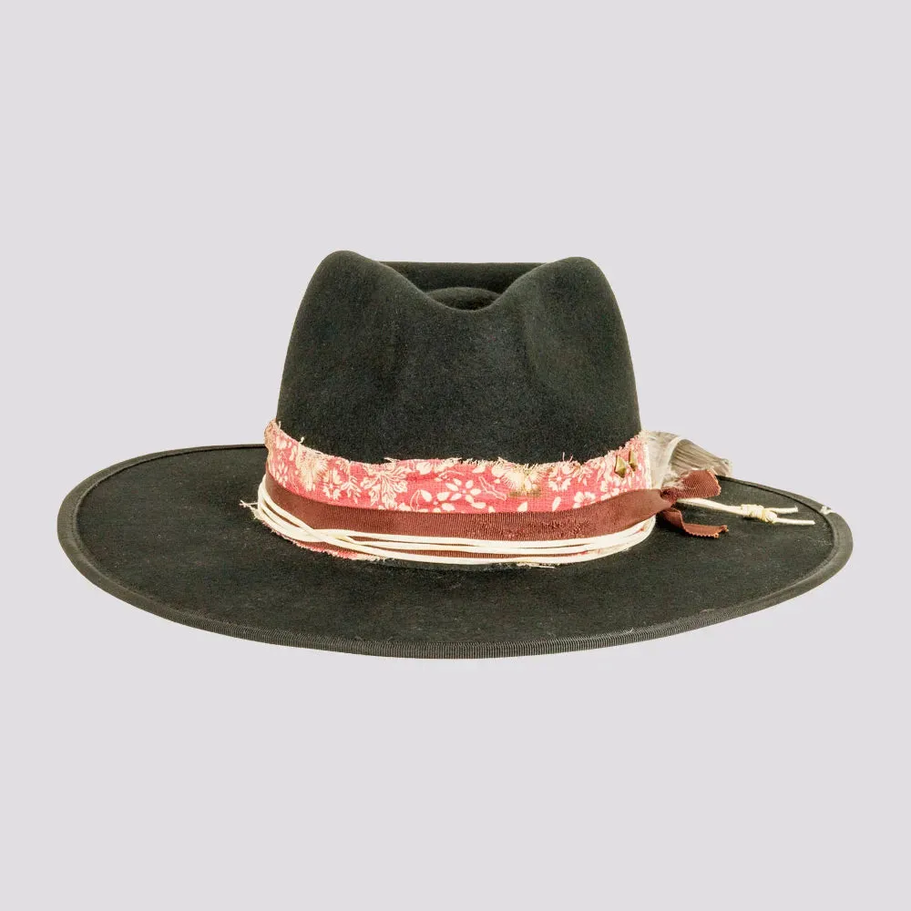 Onyx | Womens Wool Felt Vintage Rancher Hat sold by American Hat Makers product image thumbnail 2