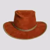 McKinley | Womens Genuine Leather Outback Hat with Suede Trim sold by American Hat Makers