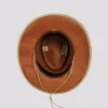 McKinley | Womens Genuine Leather Outback Hat with Suede Trim sold by American Hat Makers