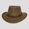 Zion | Mens Crushable Wool Felt Outback Hat sold by American Hat Makers