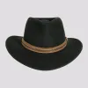 Zion | Mens Crushable Wool Felt Outback Hat sold by American Hat Makers