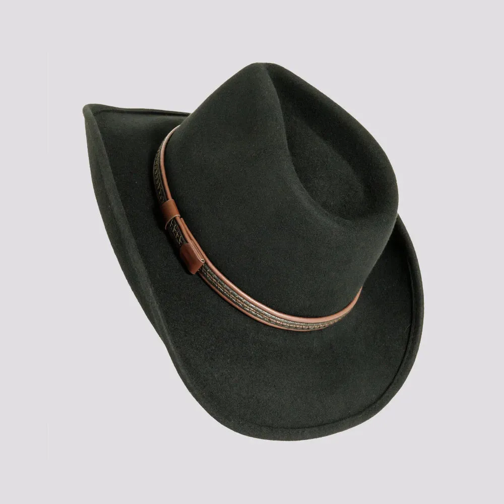 Showdown | Womens Crushable Wool Felt Western Outback Cowgirl Hat sold by American Hat Makers product image thumbnail 3