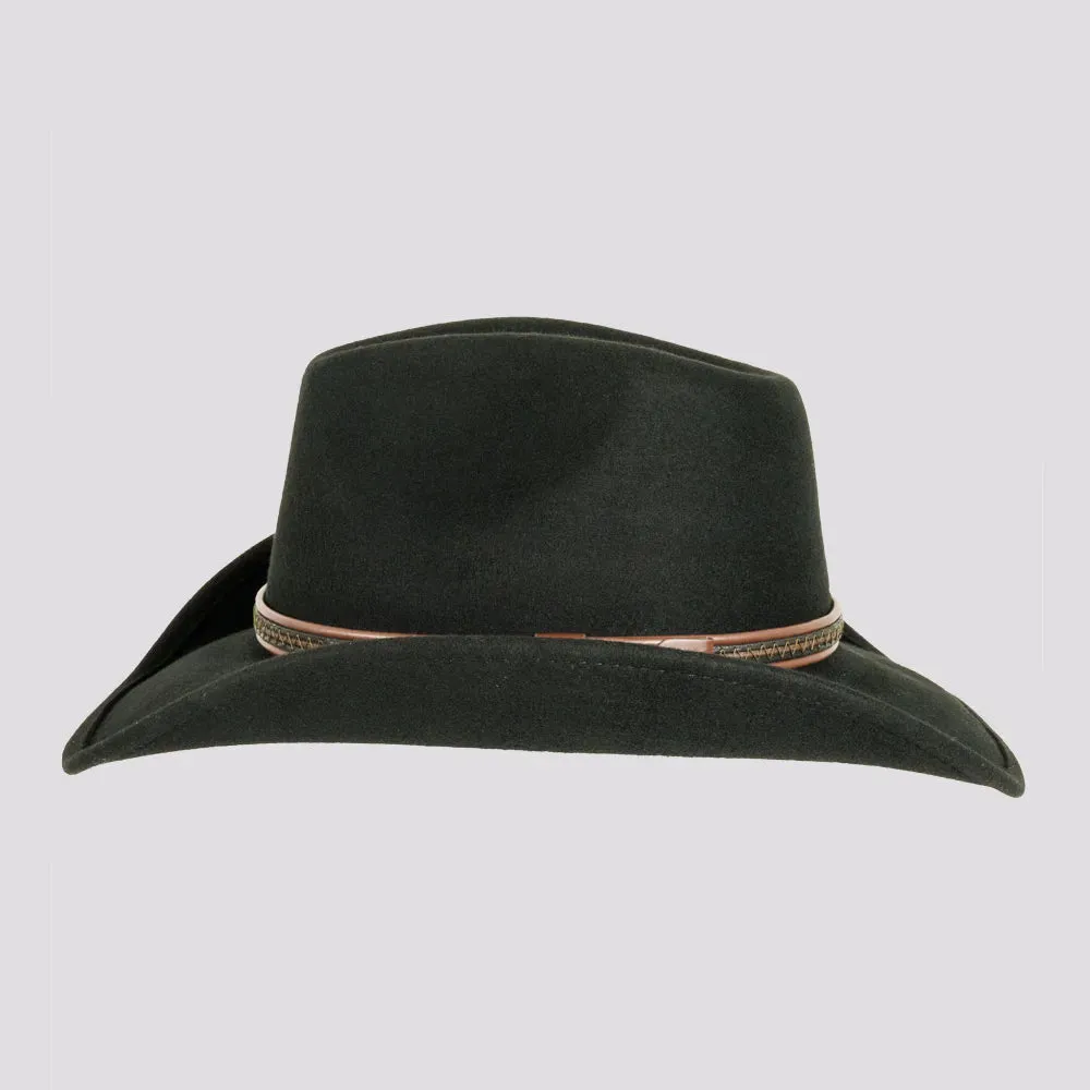Showdown | Womens Crushable Wool Felt Western Outback Cowgirl Hat sold by American Hat Makers product image thumbnail 2