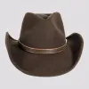 Showdown | Mens Crushable Wool Felt Western Outback Cowboy Hat sold by American Hat Makers