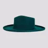 Rustler | Mens Wool Felt Teardrop Fedora Hat with Curled Brim sold by American Hat Makers