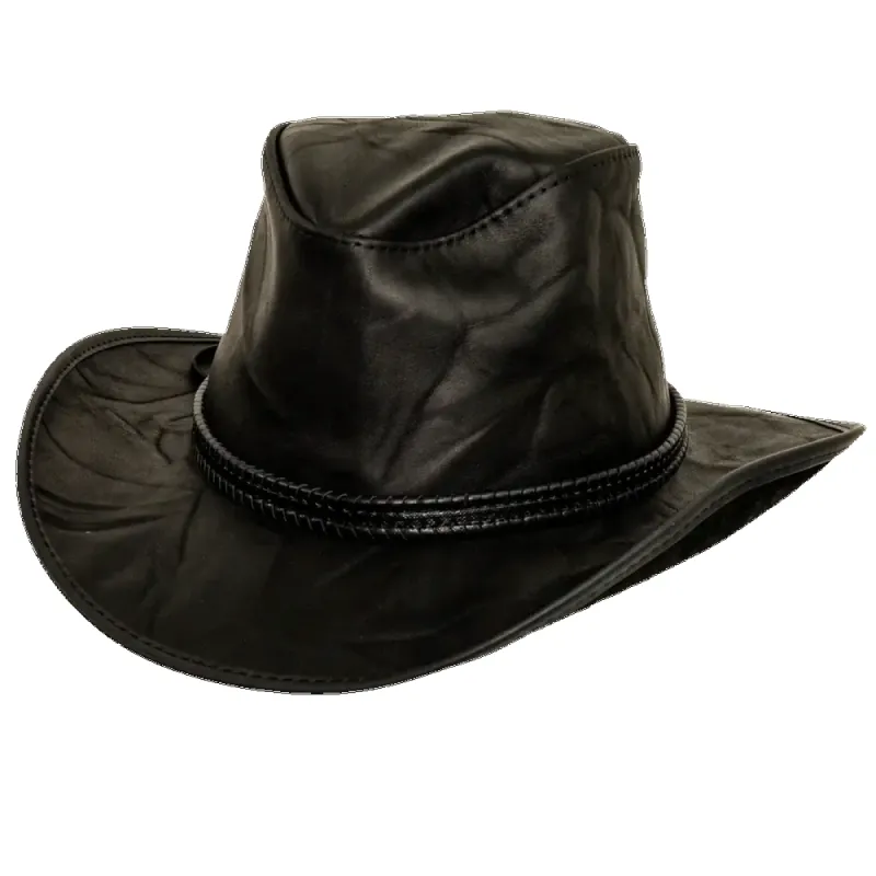 Harley | Womens Leather Cowgirl Hat sold by American Hat Makers