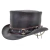 El Dorado SR2 | Womens Leather Top Hat with SR2 Hat Band sold by American Hat Makers