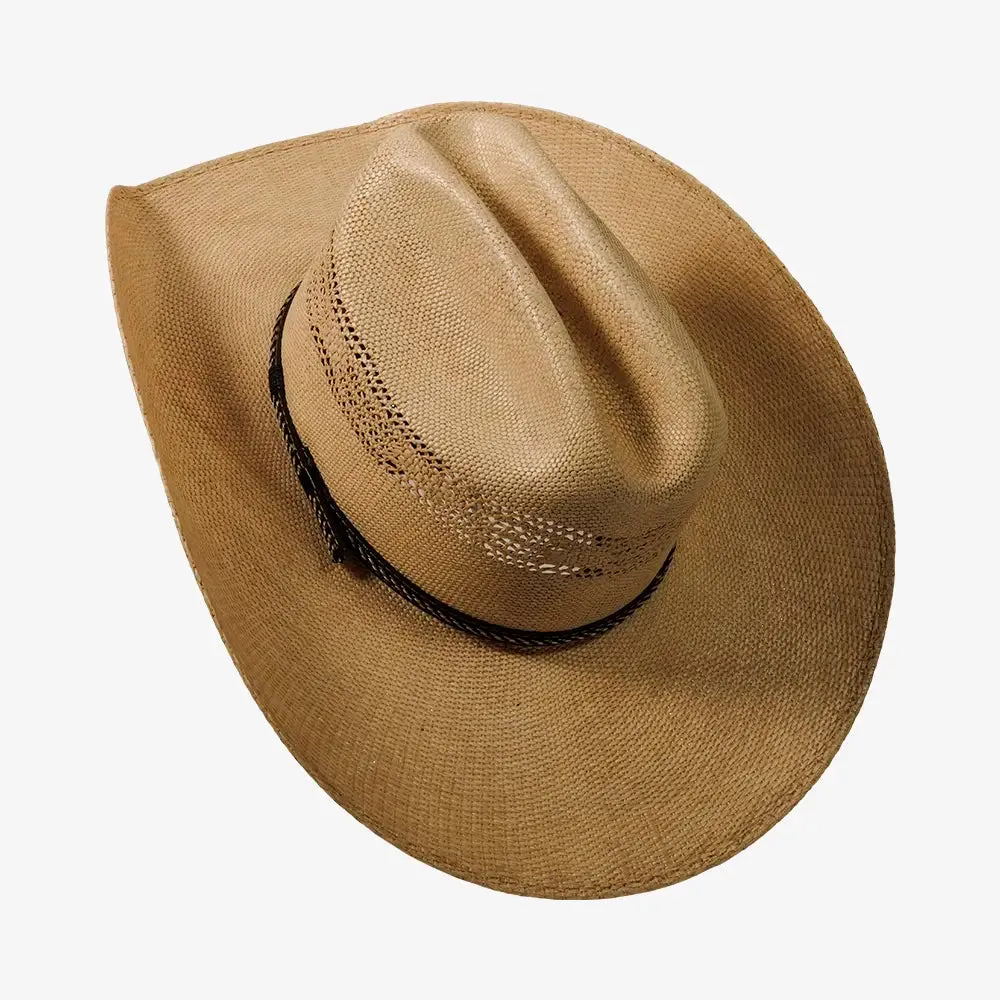 American Maverick | Mens Vented Crown Bangora Straw Cowboy Hat sold by American Hat Makers product image thumbnail 4
