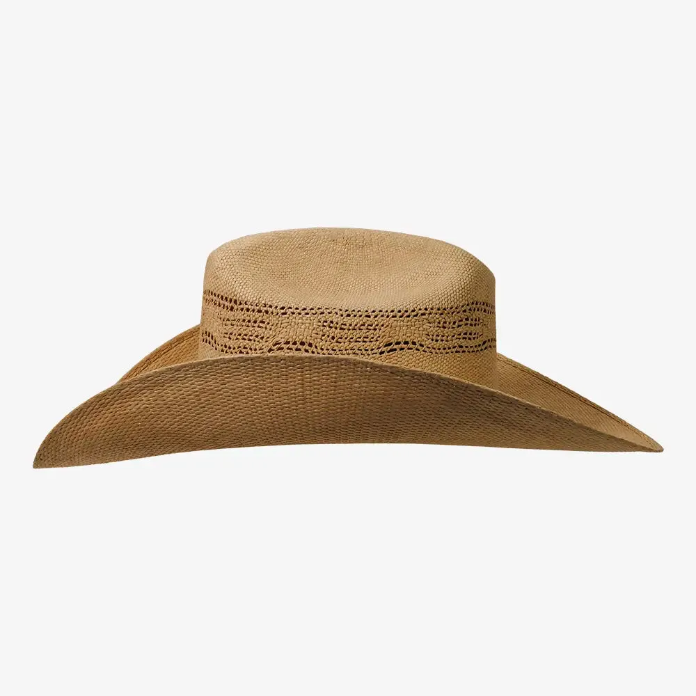 American Maverick | Mens Vented Crown Bangora Straw Cowboy Hat sold by American Hat Makers product image thumbnail 3