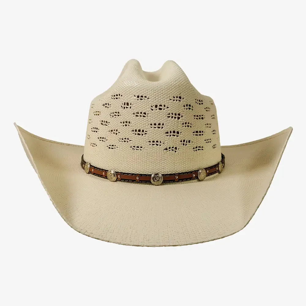 Coyote | Womens Bangora Straw Cattleman Crown Cowgirl Hat sold by American Hat Makers product image thumbnail 2