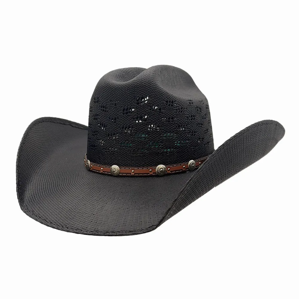 Coyote | Mens Bangora Straw Cattleman Crown Cowboy Hat sold by American Hat Makers product image thumbnail 5