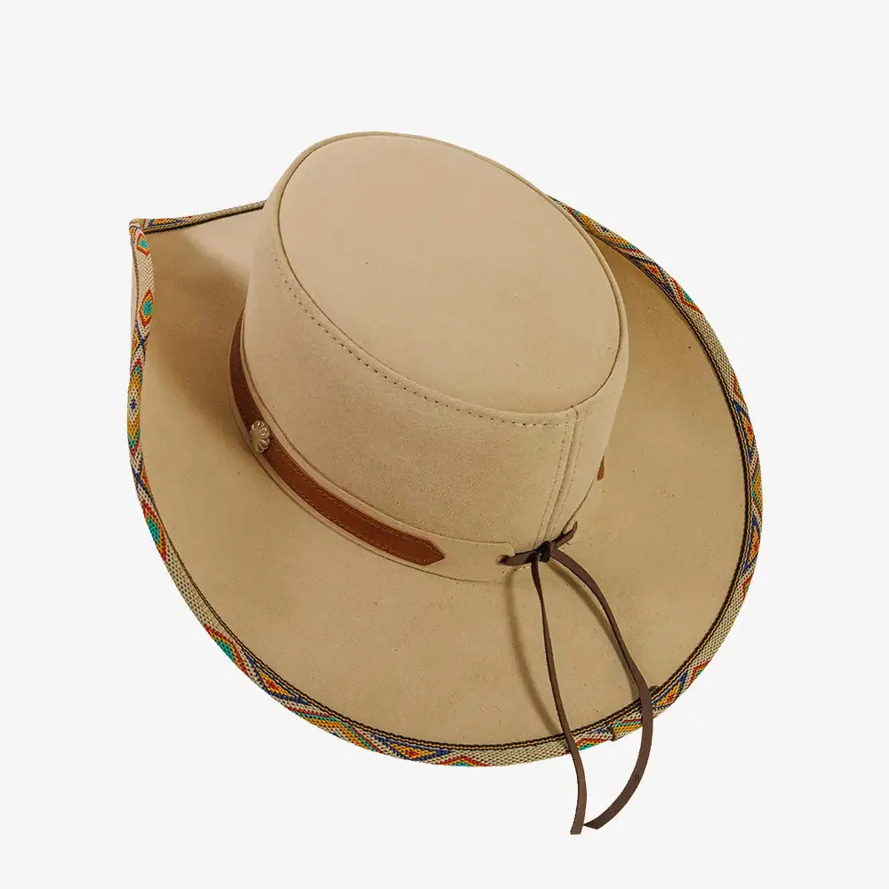 Charro | Womens Genuine Suede Leather Cowgirl Hat sold by American Hat Makers product image thumbnail 4