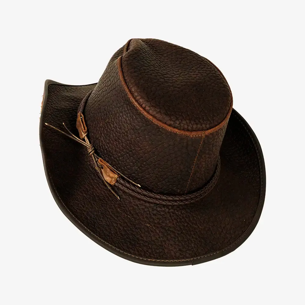 Butte | Womens Brown Western Genuine Leather Cowgirl Hat sold by American Hat Makers product image thumbnail 4