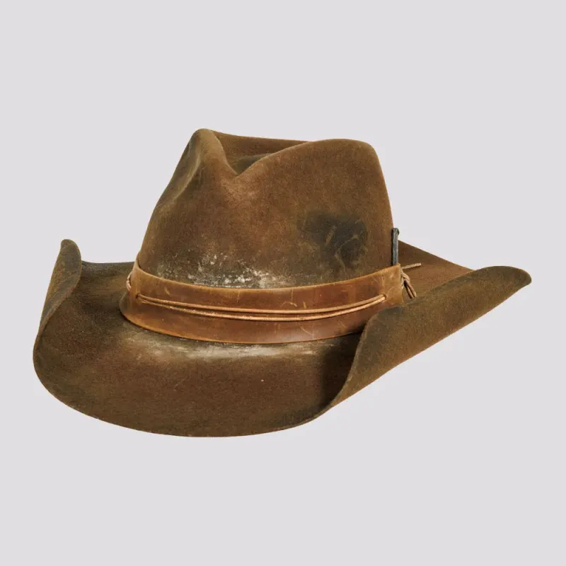 Bronson | Mens Distressed Wool Felt Cowboy Hat made by American Hat Makers