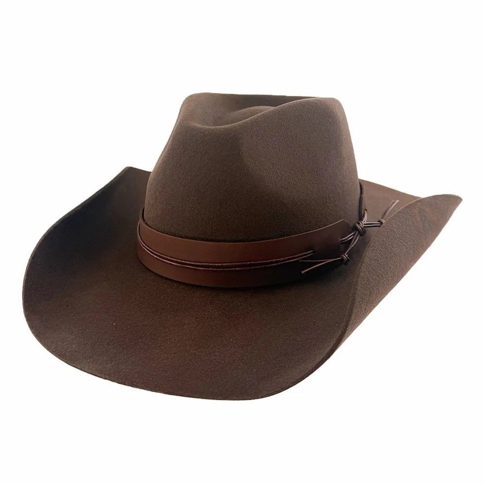 Bronson | Womens Wool Felt Cowgirl Hat sold by American Hat Makers