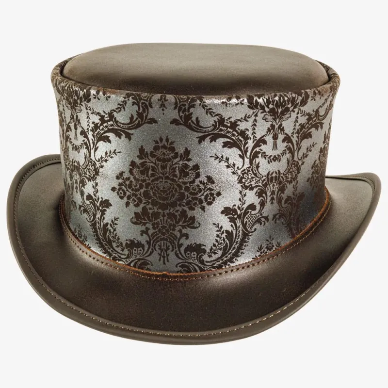 Parlor | Womens Genuine Leather Top Hat made by American Hat Makers
