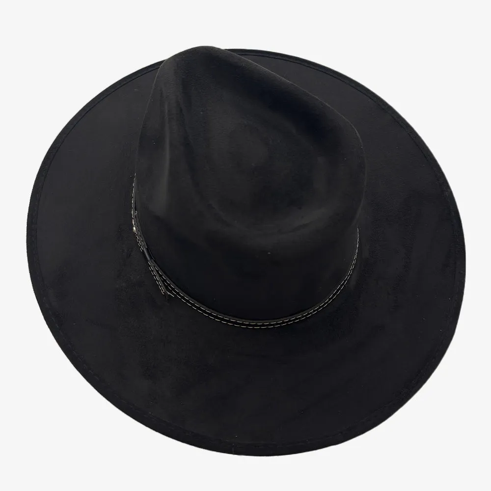 Granger | Womens Faux Suede Rancher Fedora Hat sold by American Hat Makers product image thumbnail 4