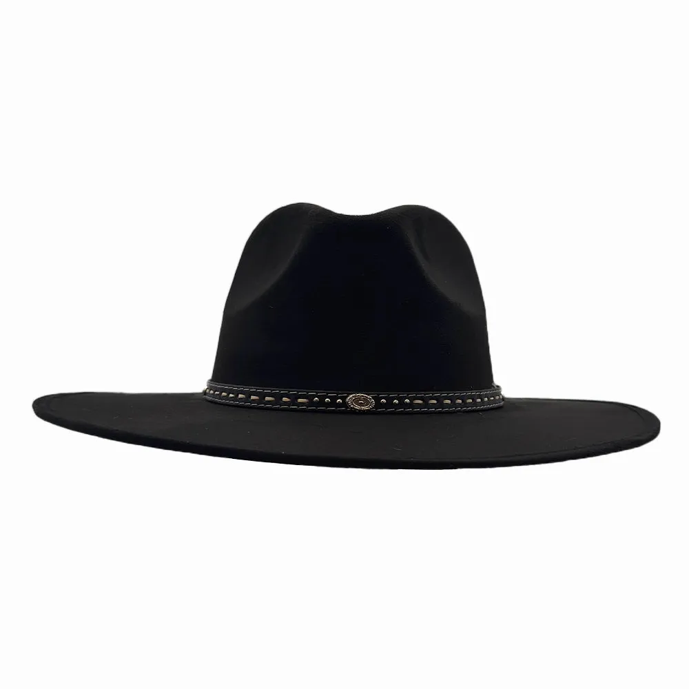 Granger | Womens Faux Suede Rancher Fedora Hat sold by American Hat Makers product image thumbnail 2