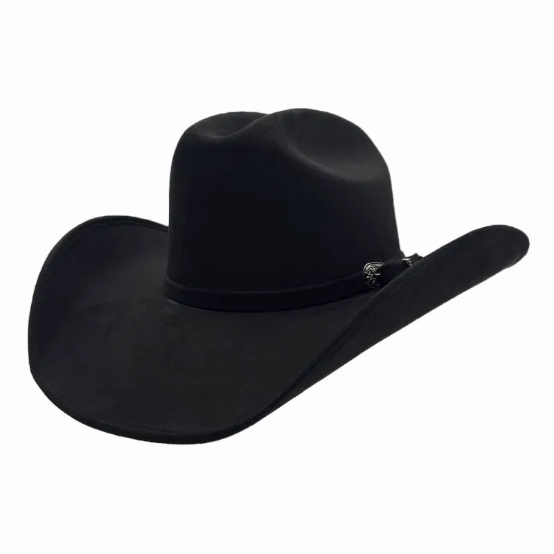 Dutch | Mens Faux Suede Cattleman Crown Cowboy Hat sold by American Hat Makers