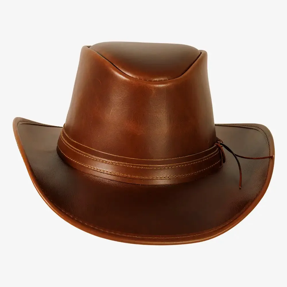 Slicker | Womens Genuine Leather Outback Cowgirl Hat sold by American Hat Makers product image thumbnail 2