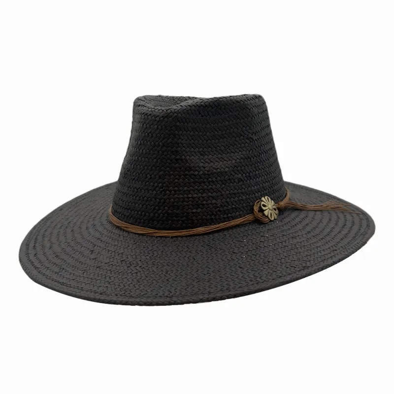 Zanzibar | Mens Straw Panama Safari Sun Hat sold by American Hat Makers