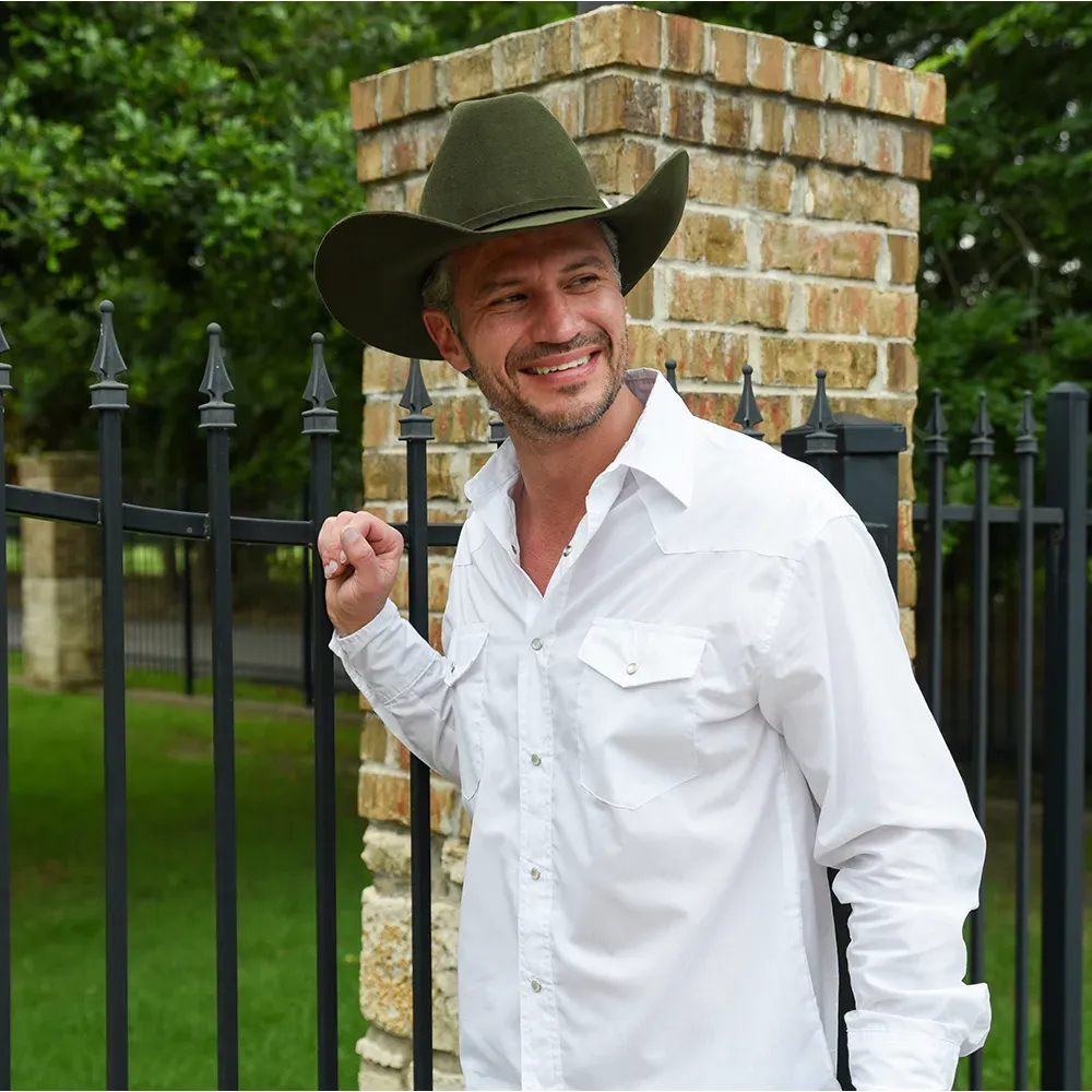 Cattleman | Mens Felt Cowboy Hat with Western Hat Band sold by American Hat Makers product image thumbnail 2
