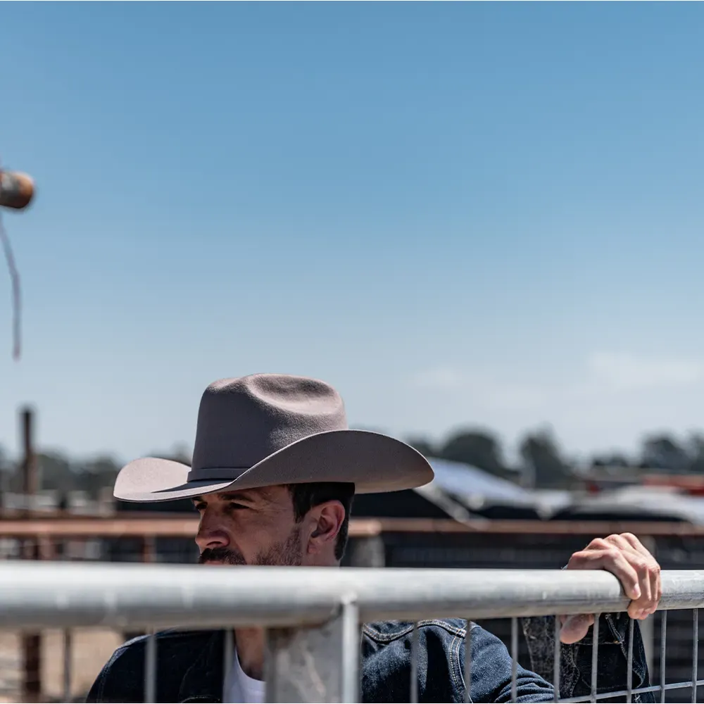 Cattleman | Mens Felt Cowboy Hat with Western Hat Band sold by American Hat Makers product image thumbnail 4