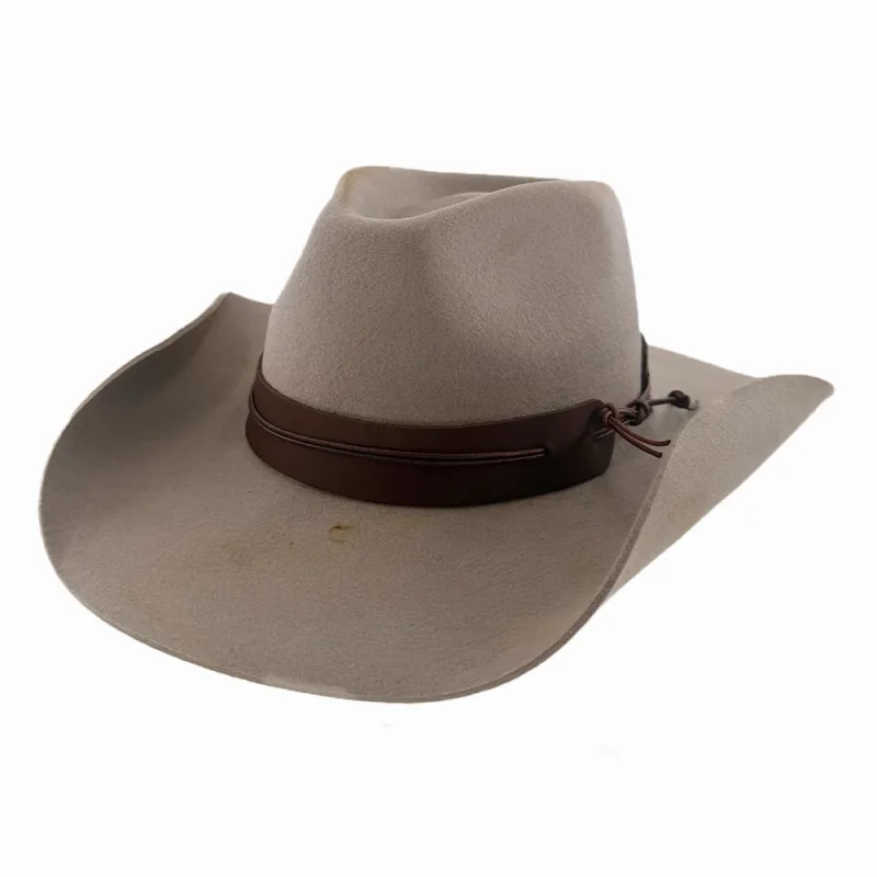 Bronson | Mens Tan Wool Felt Cowboy Hat made by American Hat Makers