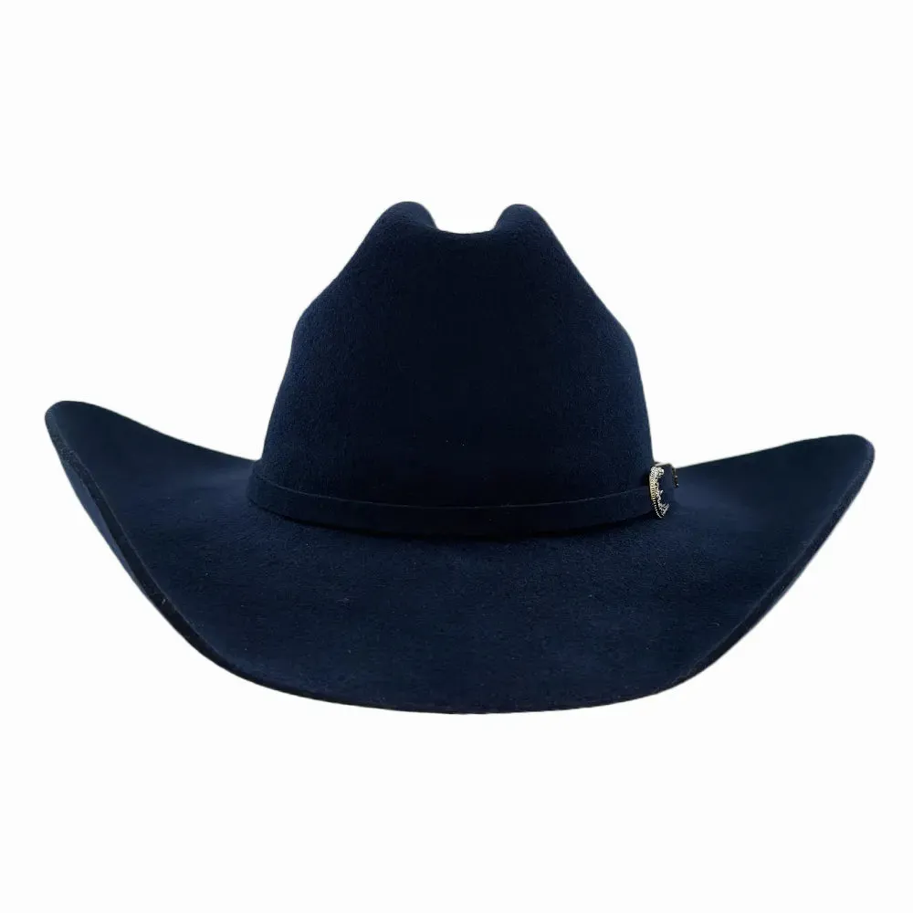 Cattleman | Mens Navy Felt Cowboy Hat sold by American Hat Makers product image thumbnail 2
