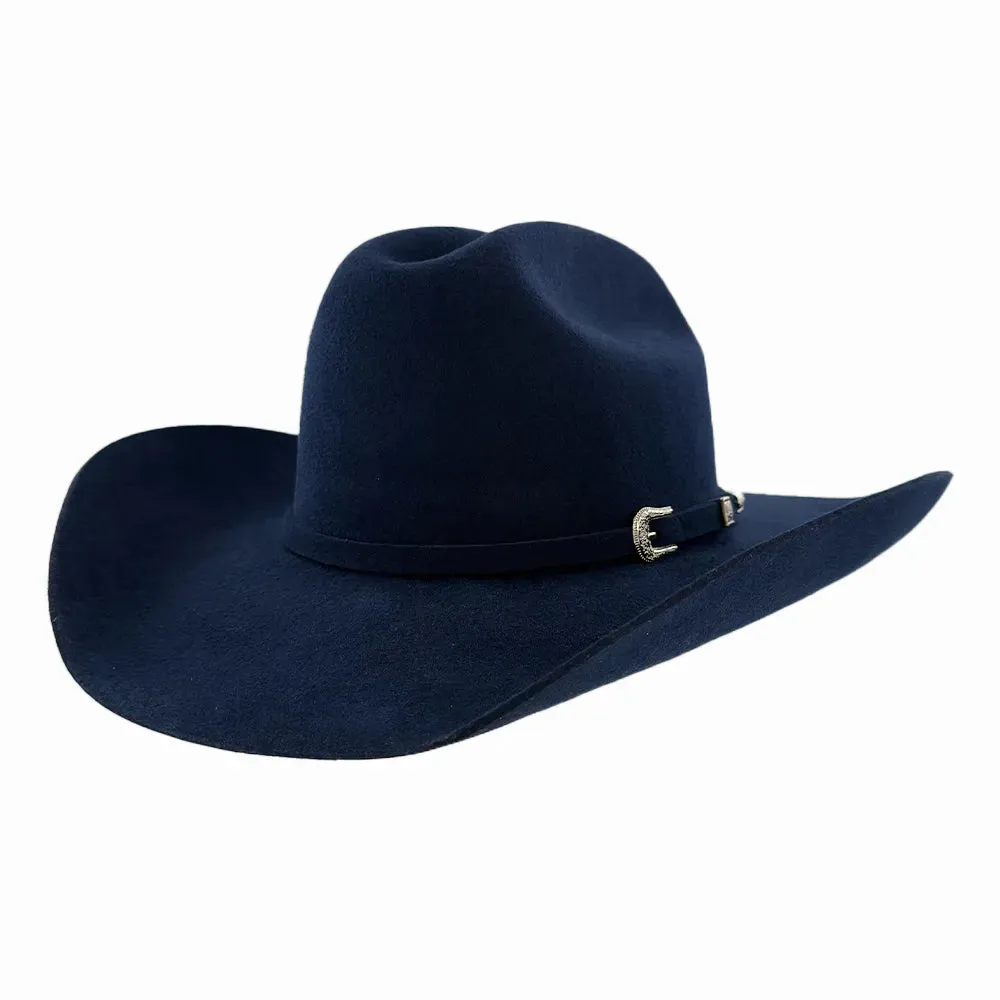 Cattleman | Mens Navy Felt Cowboy Hat sold by American Hat Makers