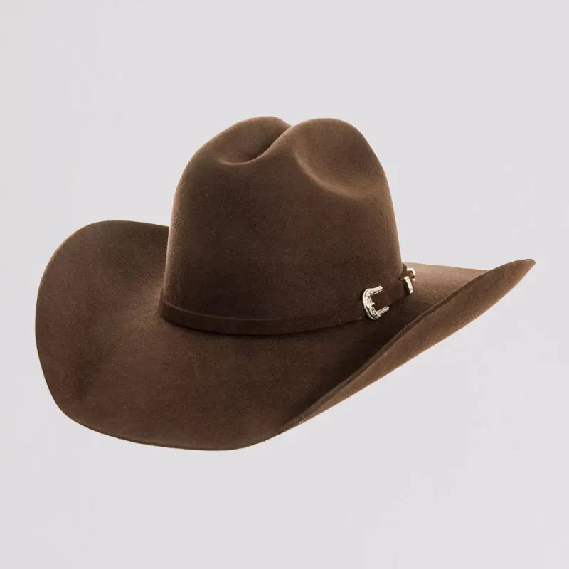 Cattleman | Mens Chocolate Brown Felt Cowboy Hat made by American Hat Makers