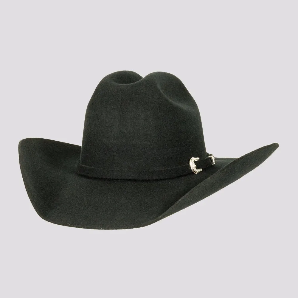 Cattleman | Mens Black Felt Cowboy Hat sold by American Hat Makers