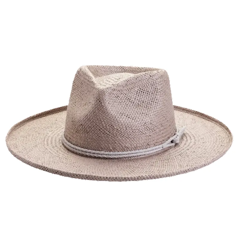 Horseshoe Bay | Mens Gray Sun Straw Hat made by American Hat Makers