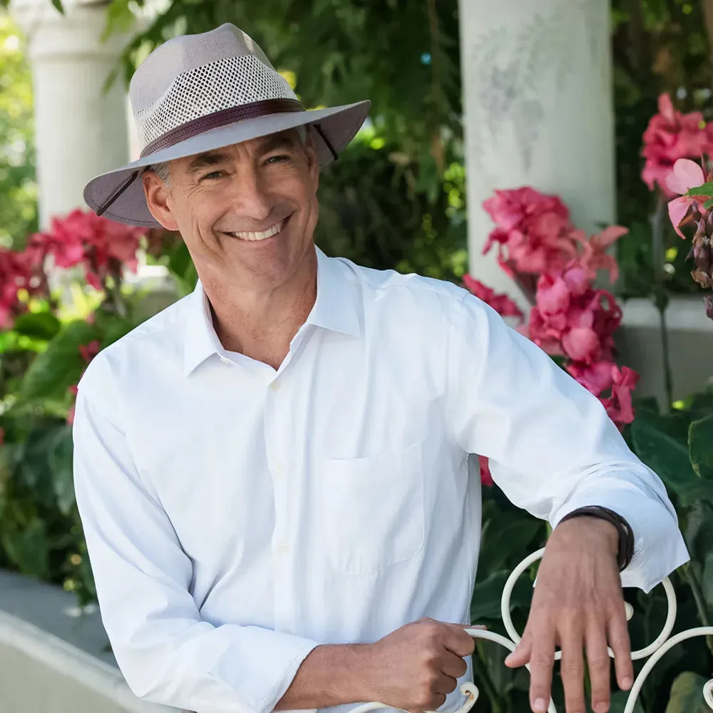 Milan | Mens Tan Firm Straw Fedora Hat sold by American Hat Makers product image thumbnail 3