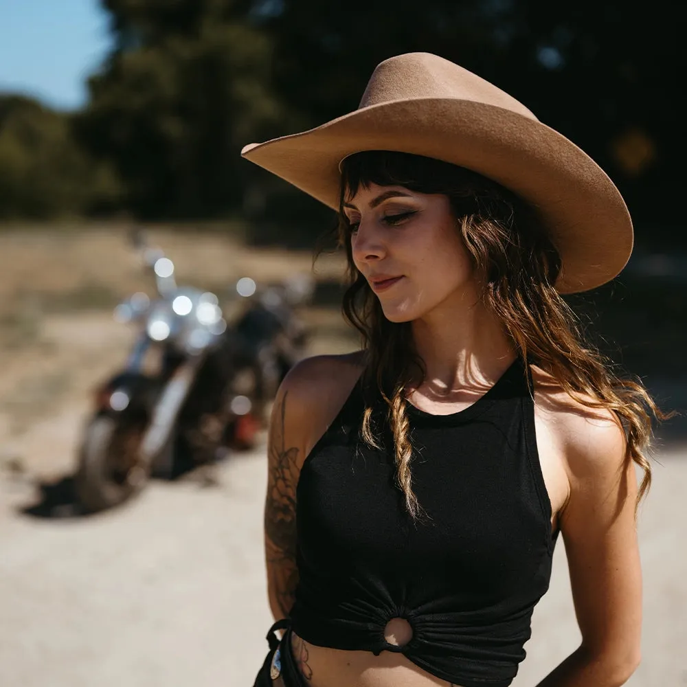 Cattleman | Womens Fawn Felt Cowgirl Hat sold by American Hat Makers product image thumbnail 4