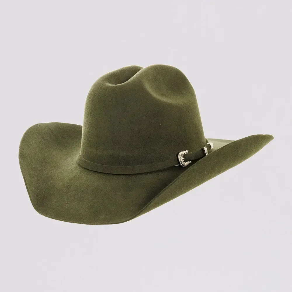 Cattleman | Womens Olive Felt Cowgirl Hat sold by American Hat Makers product image thumbnail 2