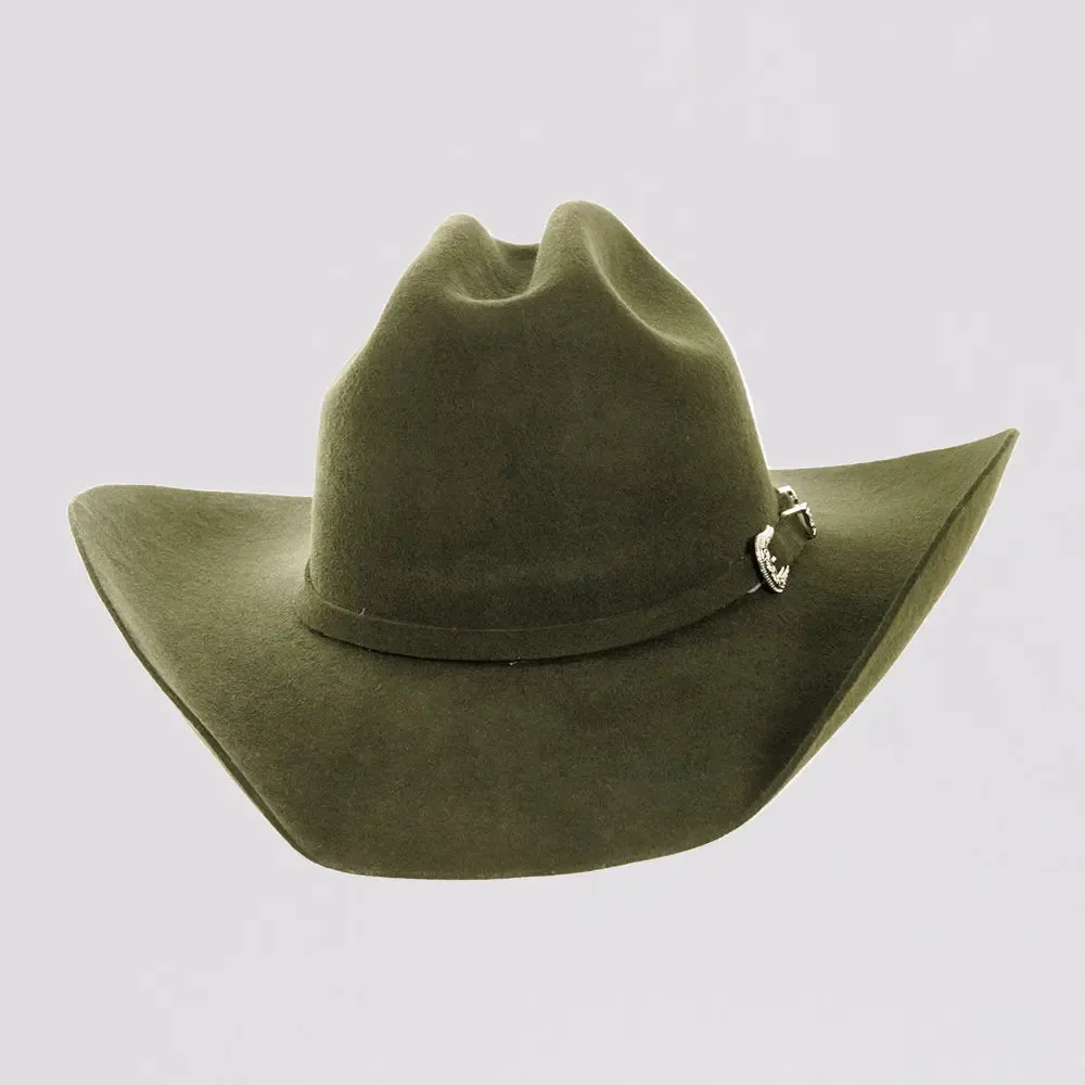 Cattleman | Womens Olive Felt Cowgirl Hat sold by American Hat Makers product image thumbnail 5