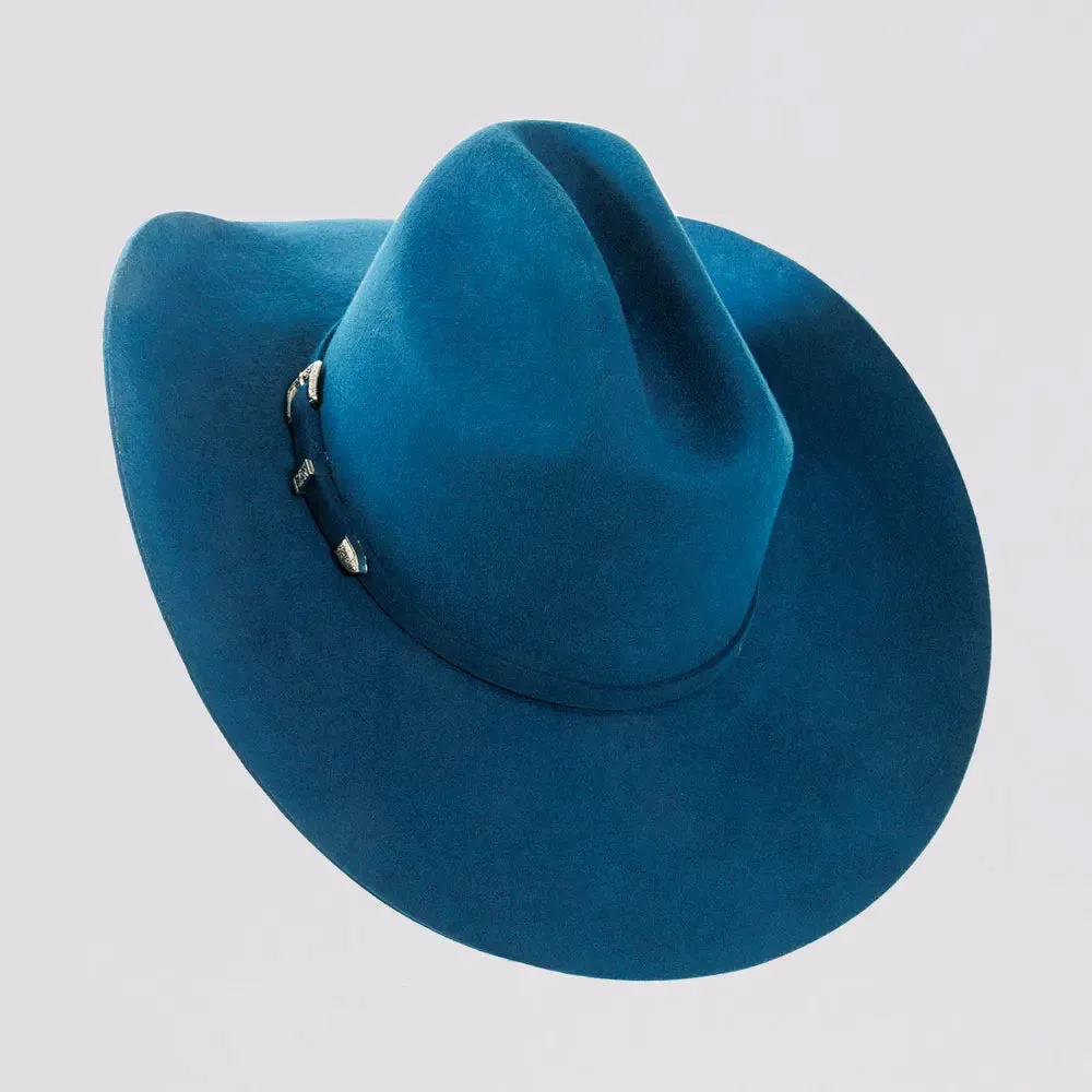 Cattleman | Womens Sapphire Felt Cowgirl Hat sold by American Hat Makers product image thumbnail 4