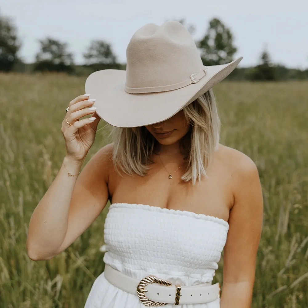 Cattleman | Womens Sand Felt Cowgirl Hat sold by American Hat Makers