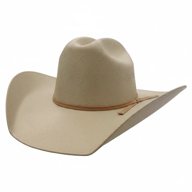 Pioneer | Mens Sand Canvas Cotton Western Cowboy Hat made by American Hat Makers