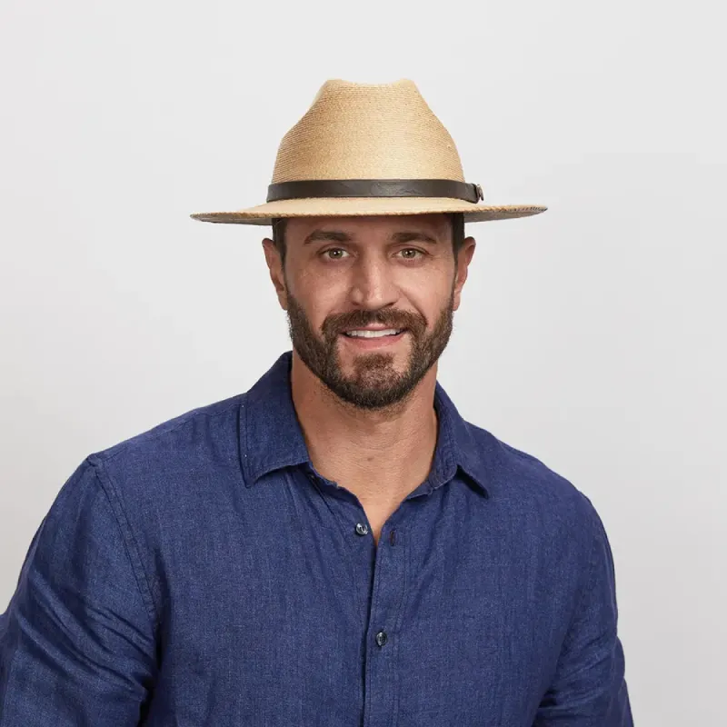 Amarillo | Mens Palm Straw Hat sold by American Hat Makers