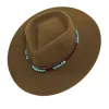 Trooper | Mens Wide Brim Felt Fedora Hat sold by American Hat Makers