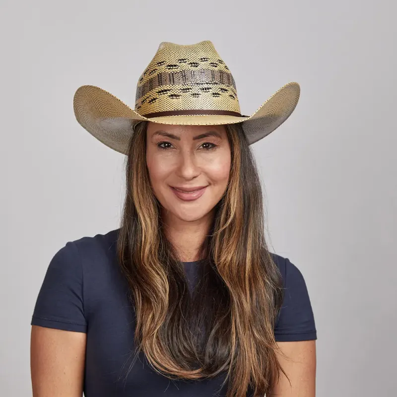 Cisco | Womens Straw Cattleman Cowgirl Hat sold by American Hat Makers
