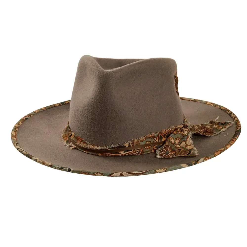 Gypsy | Womens Felt Fedora Hat sold by American Hat Makers product image thumbnail 2