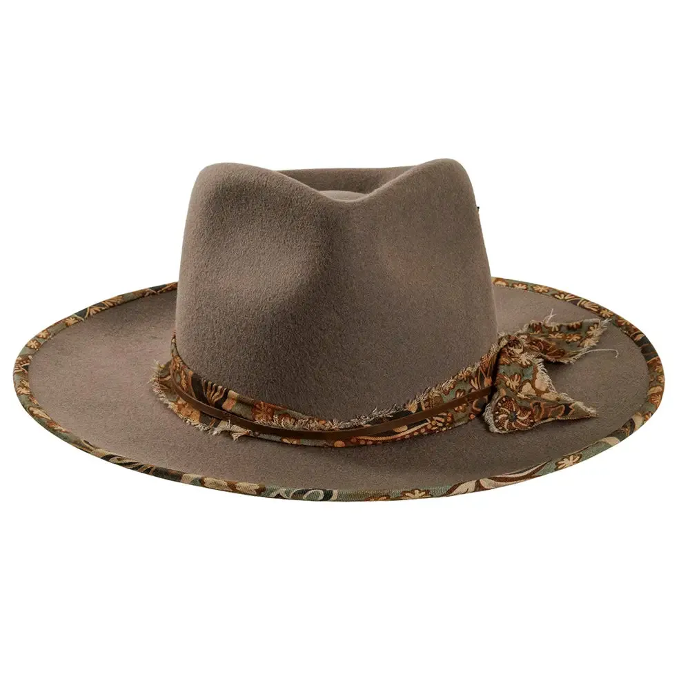 Gypsy | Womens Felt Fedora Hat sold by American Hat Makers product image thumbnail 3