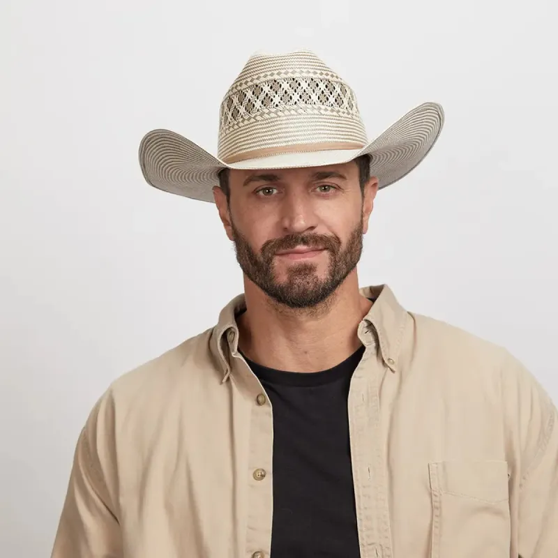 Waco | Mens Shantung Straw Cowboy Hat sold by American Hat Makers